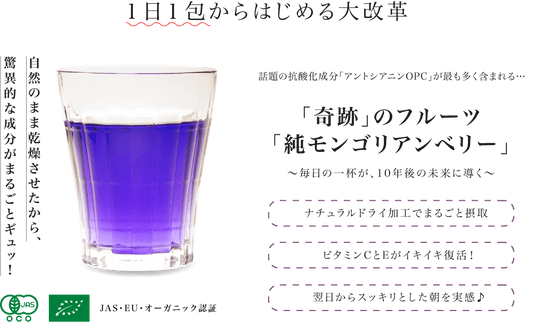毎月届く！【送料無料】純モンゴリアンベリー定期便